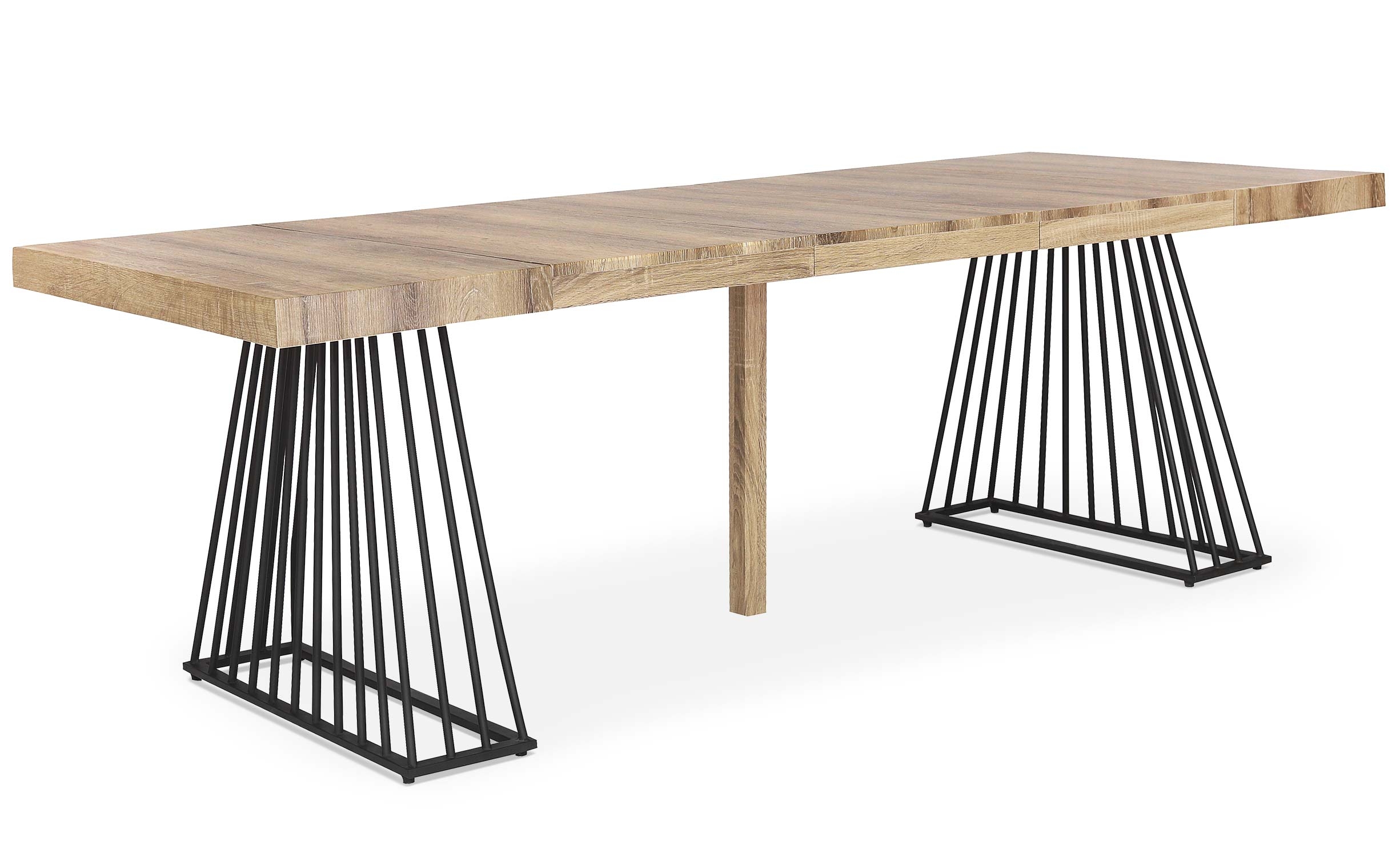 Factory Ausziehbarer Tisch aus Holz Sonoma