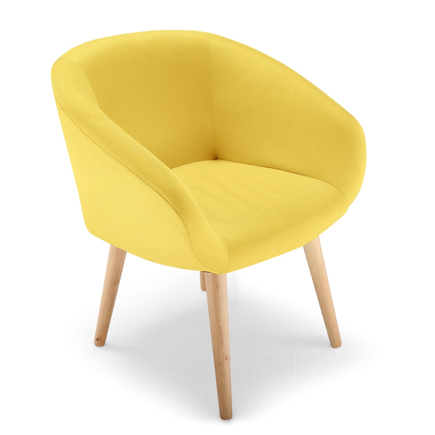 Frost Stuhl / Sessel im skandinavischen Stil Gelb