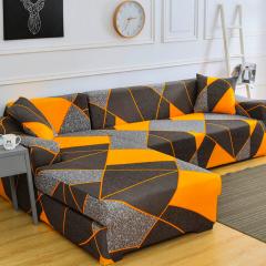Thales Decoprotect Geometrischer 2-Sitzer Stretch-Sofabezug