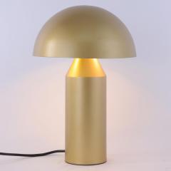 Mushrrom Tischlampe aus Glas Gold